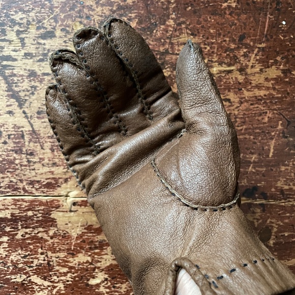 vintage leather driving gloves - Picture 6 of 11